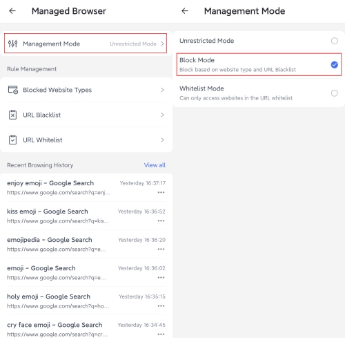 AirDroid management mode