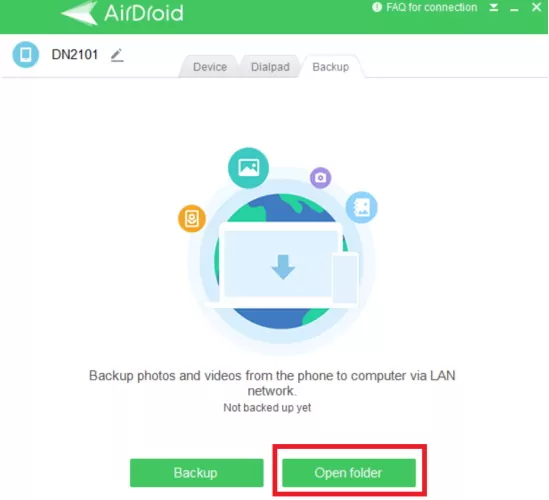 airdroid personal guide backup