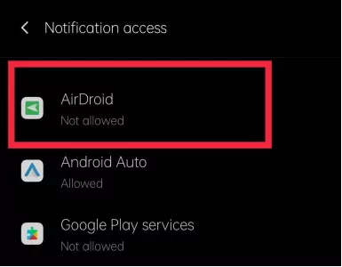 Airdroid Personal guía notificaciones