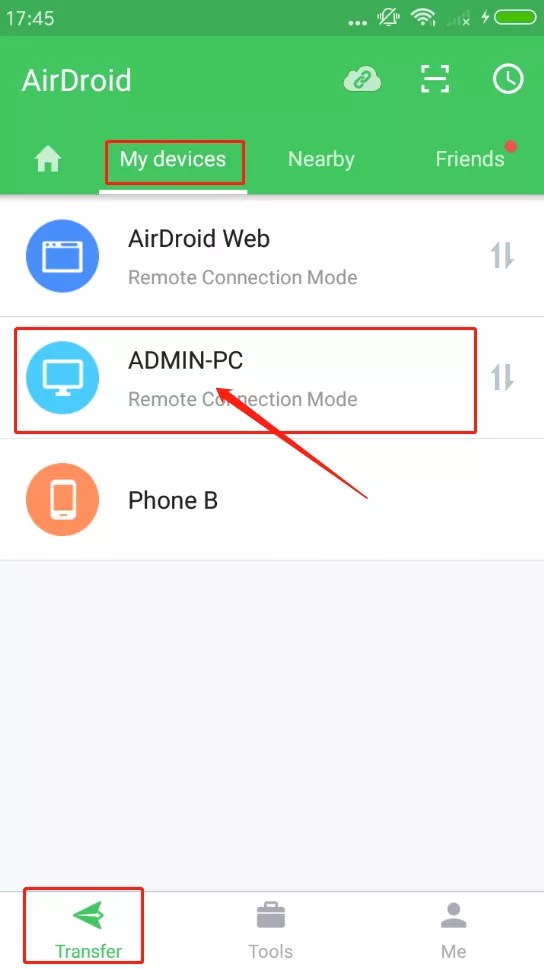 Airdroid-Personal-guía-transferencia