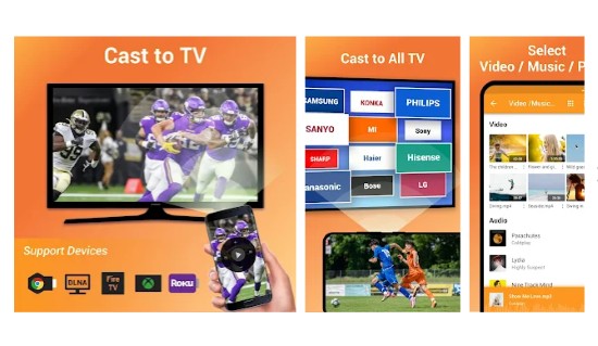 Cast to TV app