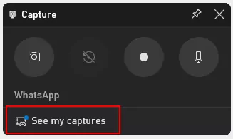 view WhatsApp video recording