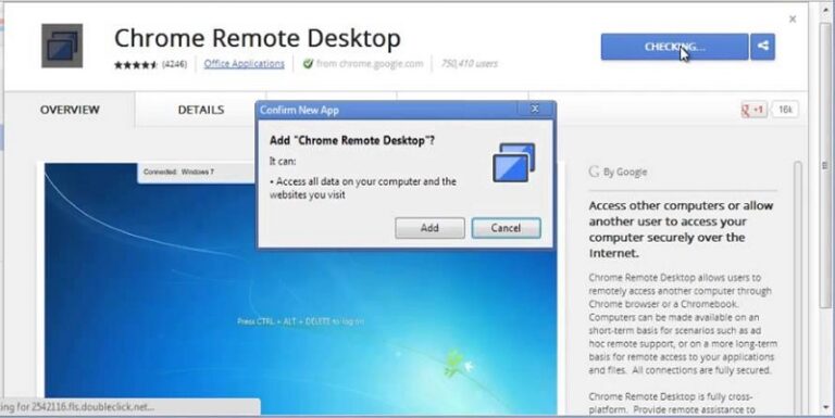 chrome remote desktop