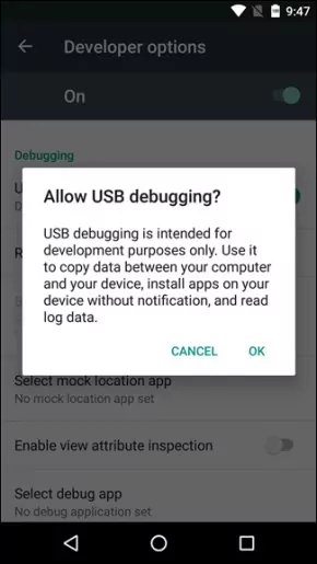 USB debugging