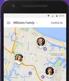 Aplicación Family Locator para Teléfonos Android