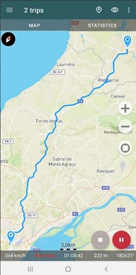 Aplicación Geo Tracker para Android