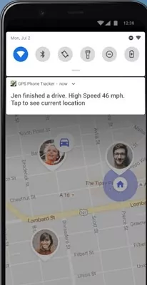 Aplicación de Rastreo de Teléfono Android GPS 