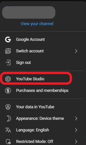 YouTube Studio