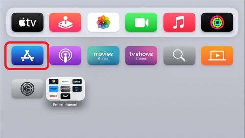 App Store on Apple TV