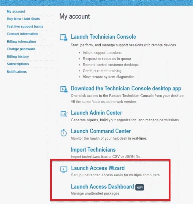 Setup LogMeIn Disruption-Free Unattended