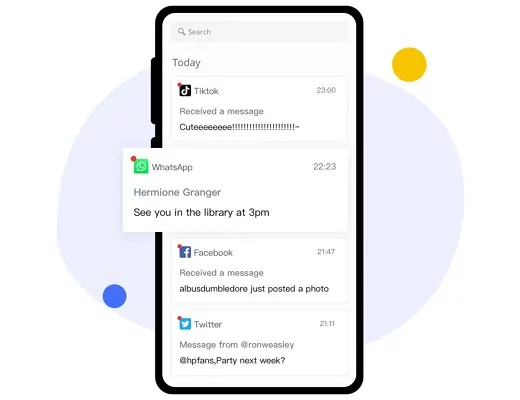 Synchroniser les notifications de l'application