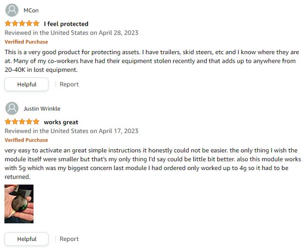 User's Review of LandAirSea 54 GPS Tracker