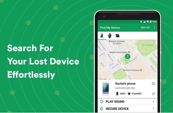 track my phone free with Find My Device